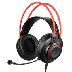 A4Tech Bloody G200 sluchátka s mikrofonem, drátová, černá, herní sluchátka, podsvícené typ 3.5 mm jack + USB