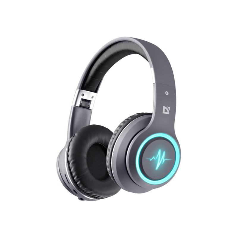 Defender FreeMotion B571 sluchátka s mikrofonem, bezdrátová, šedá, 2.0, 40 mm měniče typ micro-USB