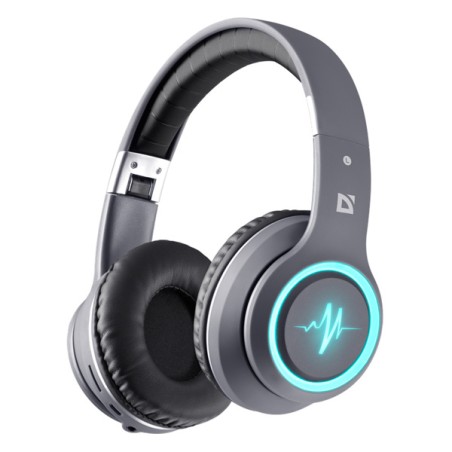 Defender FreeMotion B571 sluchátka s mikrofonem, bezdrátová, šedá, 2.0, 40 mm měniče typ micro-USB
