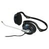 Genius HS-300N sluchátka s mikrofonem, drátová, černá, 3.5 mm jack