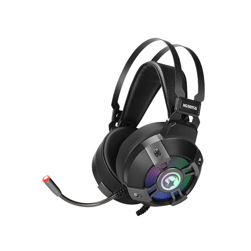 Marvo HG9015G sluchátka s mikrofonem, drátová, černá, 7.1 (virtuálně), USB