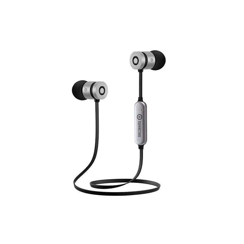 Powerton LIFE ARIVO Bezdrátová bluetooth sluchátka, černo-stříbrná