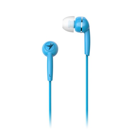 Genius HS-M320 sluchátka, drátová, modré, špuntová typ 3.5 mm jack