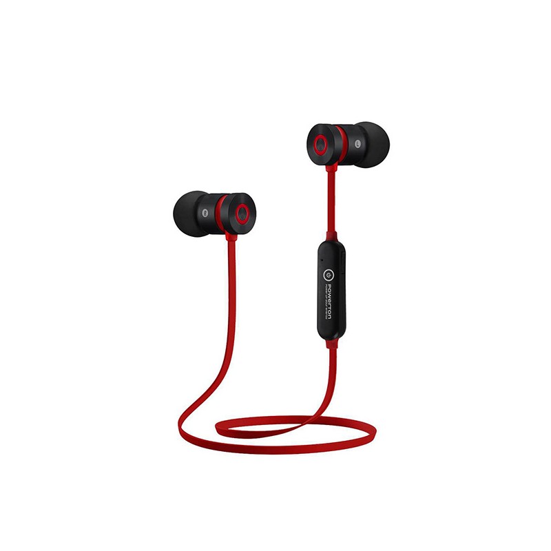 Powerton LIFE ARIVO Bezdrátová bluetooth sluchátka, černo-červená