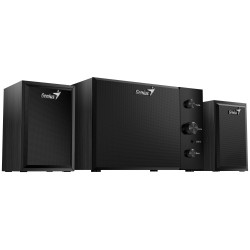 Genius reproduktory SW-2.1 350, 2.1, 15W, černé, ovládací panel, ovládaní basů a výšek, 3,5 mm jack, 40Hz~20kHz