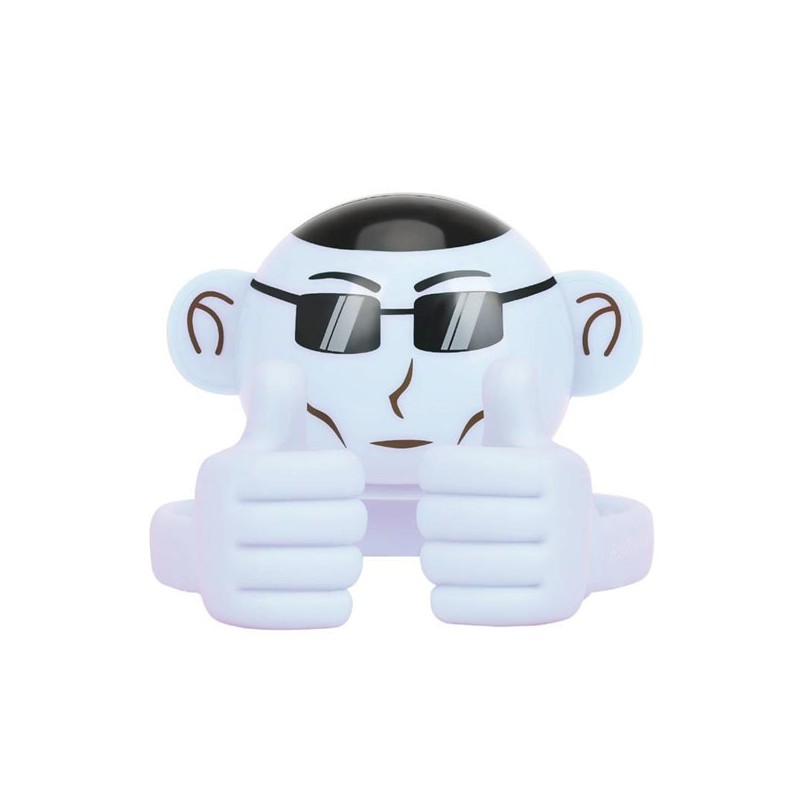 Promate Bluetooth reproduktor Ape, Li-Ion, 1.0, 3W, bílý, ,pro děti, držák telefonu, DOPRODEJ