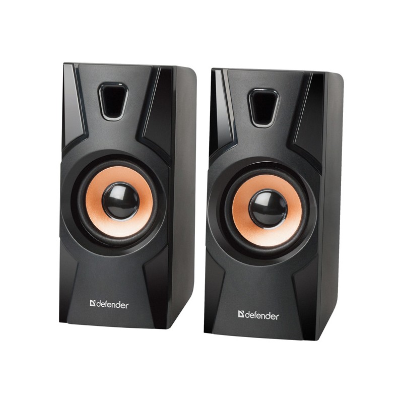 Defender reproduktory Aurora S8, 2.0, 8W, černé, regulace hlasitosti, 70Hz~20kHz