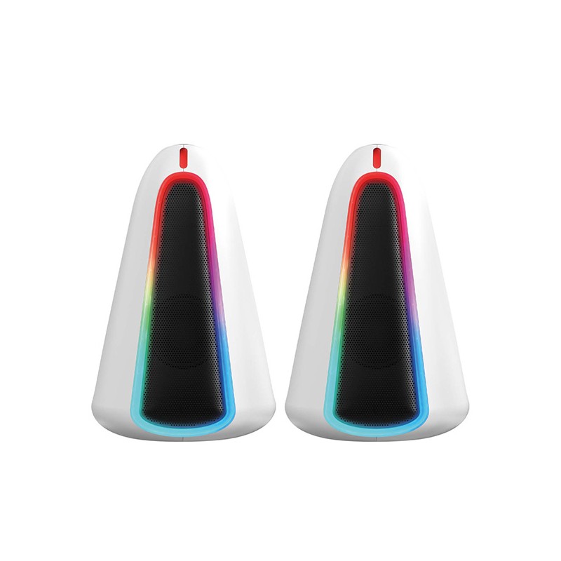 Marvo reproduktory MONKA ZILLA, 6W, bílé, RGB podsvícení