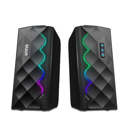 Marvo reproduktory SG-269, 6W, černé, Bluetooth, podsvícené