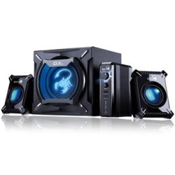 Genius reproduktory GX GAMING SW-G2.1 2000, 2.1, 45W, černé, ovládání hlasitosti, 3,5 mm jack (USB)
