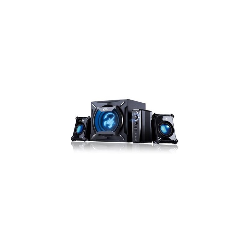 Genius reproduktory GX GAMING SW-G2.1 2000, 2.1, 45W, černé, ovládání hlasitosti, 3,5 mm jack (USB)