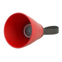 YZSY Bluetooth reproduktor SALI, 1.0, 3W, červený, regulace hlasitosti, skládací, voděodolný, DOPRODEJ