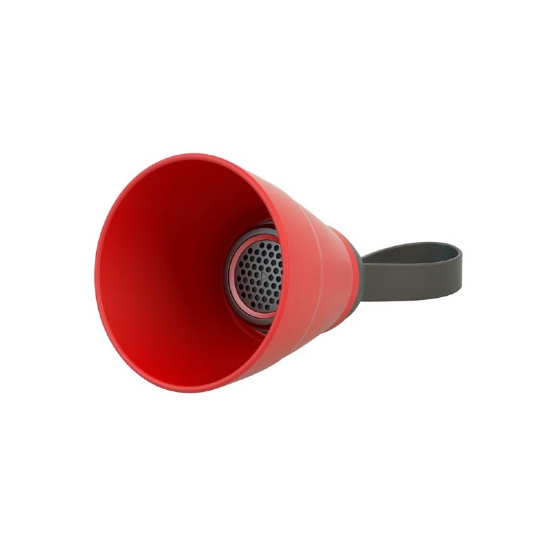 YZSY Bluetooth reproduktor SALI, 1.0, 3W, červený, regulace hlasitosti, skládací, voděodolný, DOPRODEJ