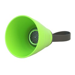YZSY Bluetooth reproduktor SALI, 1.0, 3W, zelený, regulace hlasitosti, skládací, voděodolný, DOPRODEJ