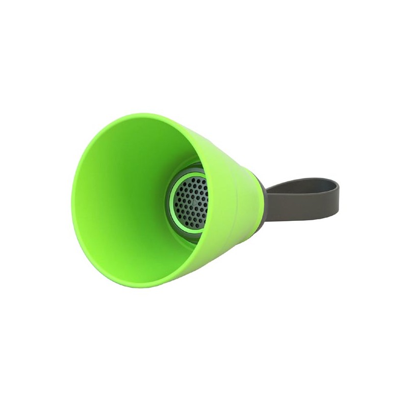 YZSY Bluetooth reproduktor SALI, 1.0, 3W, zelený, regulace hlasitosti, skládací, voděodolný, DOPRODEJ