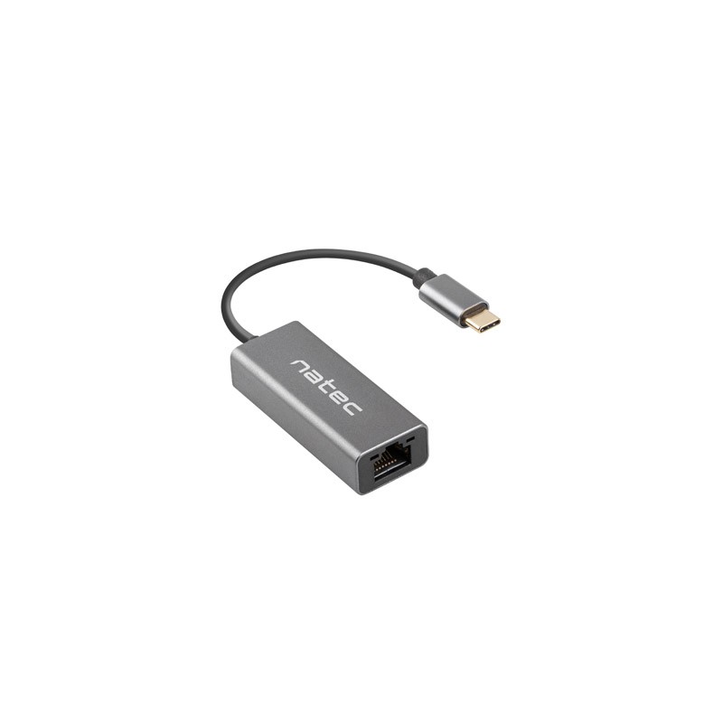 NATEC CRICKET externí Ethernet síťová karta USB-C 3.1 1X RJ45 1GB kabel