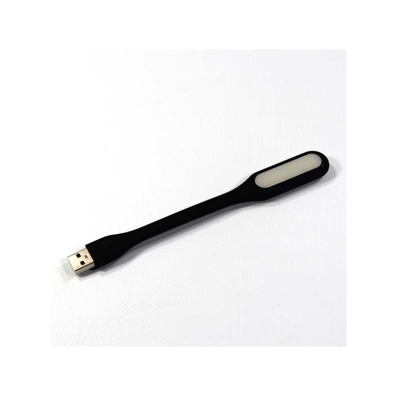 Světlo k notebooku, pogumované, černé, USB, LED, DOPRODEJ