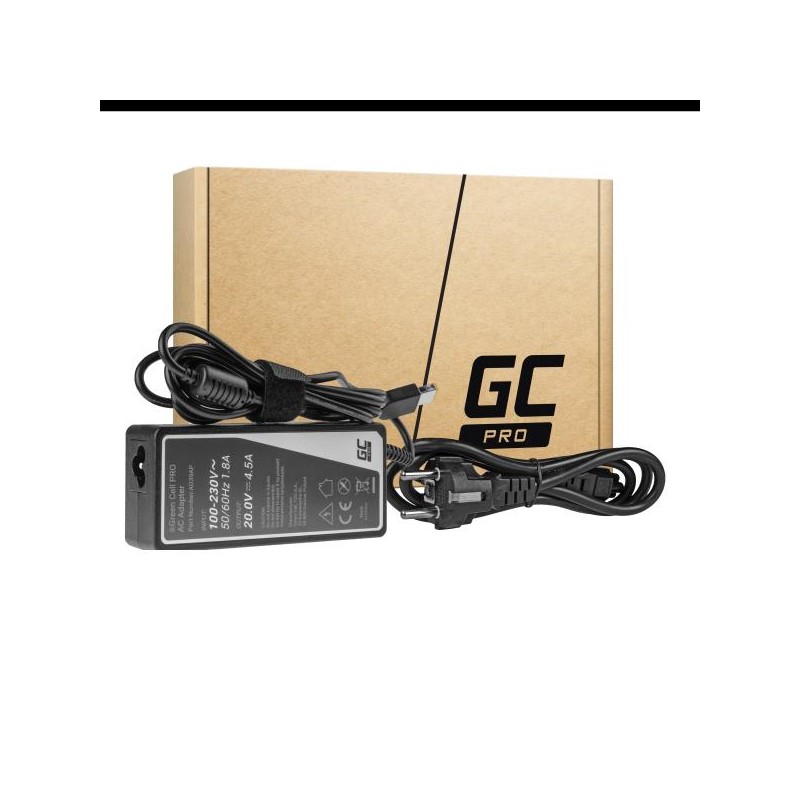 AC adaptér Green Cell PRO 20V 4.5A 90W pro Lenovo G500s G505s G510 G510s Z500 Z510 Z710 Z51 Z51-70 ThinkPad X1 Carbon