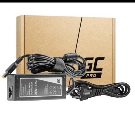 AC adaptér Green Cell 20V 2.25A 45W pro Lenovo G50-30 G50-70 G505 Z50-70 ThinkPad T440 T450 IdeaPad S210