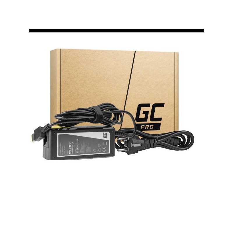 AC adaptér Green Cell 20V 3.25A 65W pro Lenovo B50 G50 G50-30 G50-45 G50-70 G50-80 G500 G500s G505 G700 G710 Z50-70