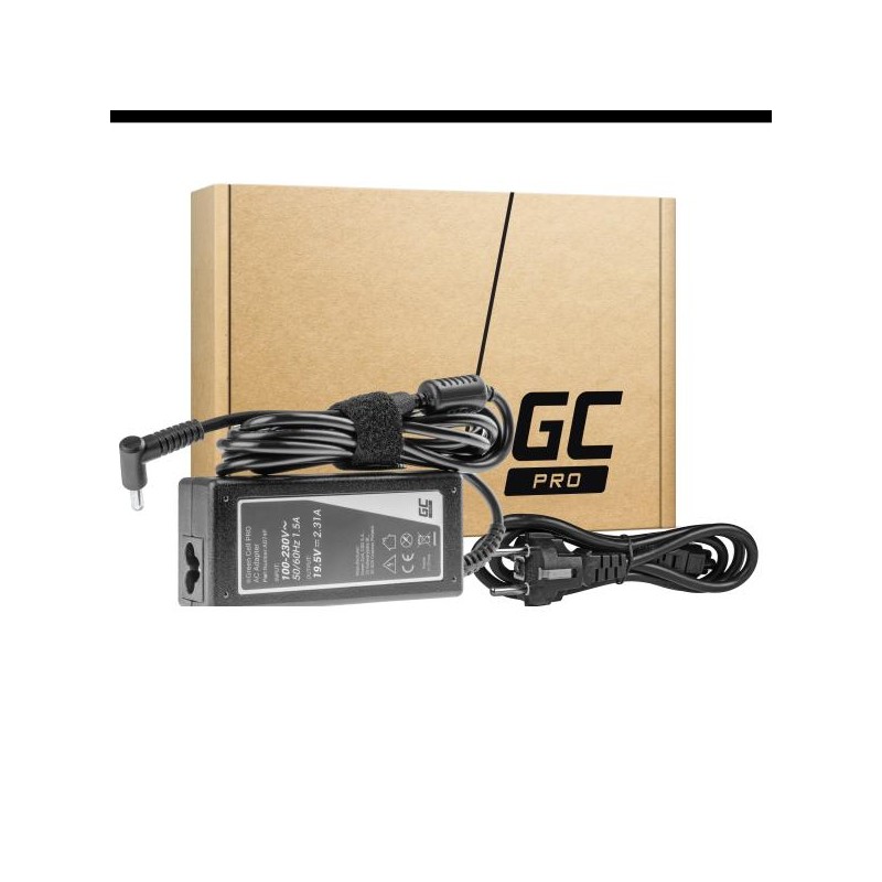 AC adaptér Green Cell 19.5V 2.31A 45W pro HP 250 G2 G3 G4 G5 255 G2 G3 G4 G5, HP ProBook 450 G3 G4 650 G2 G3
