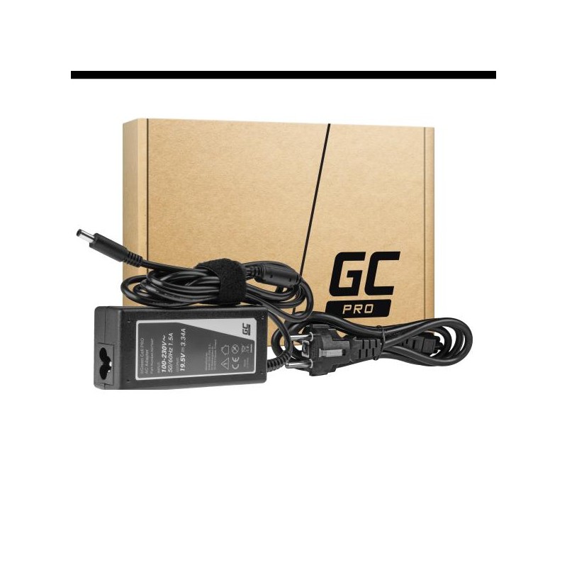 AC adaptér Green Cell 19.5V 3.34A 65W pro Dell Inspiron 15 3543 3558 3559 5552 5558 5559 5568 17 5758 5759