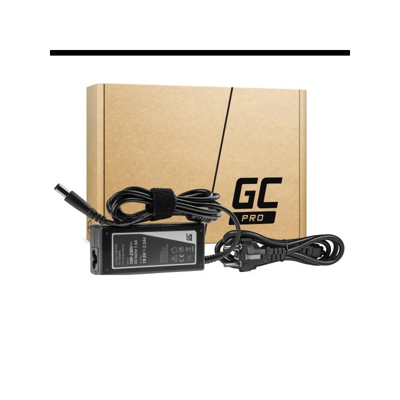 Green Cell PRO nabíječka AC adaptér pro Dell Inspiron 15 1525 3541 3541 Latitude 3350 3460 E4200 XPS 13 L321x L322x 19.5V 3.34A