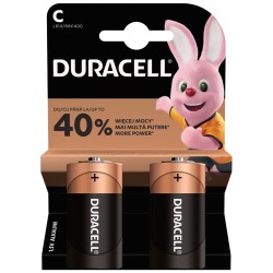 Duracell BASIC Jednorázová alkalická baterie C, 2-pack