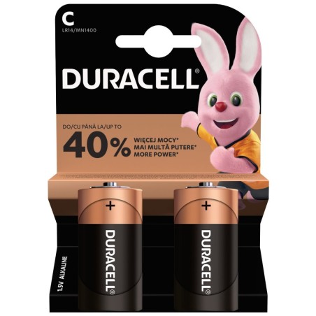 Duracell BASIC Jednorázová alkalická baterie C, 2-pack