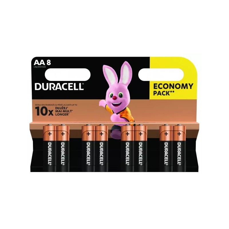 Duracell BASIC Jednorázová alkalická baterie AA, 8-pack