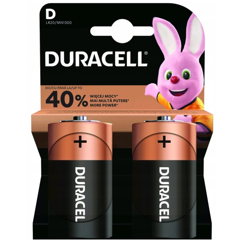Duracell BASIC Jednorázová alkalická baterie D, 2-pack