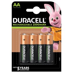 Duracell Nabíjecí NiMH baterie AA, 4-pack