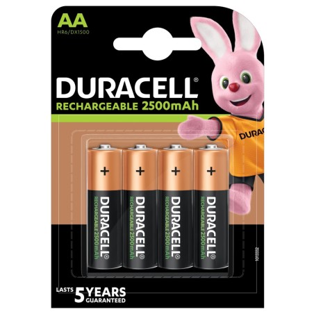 Duracell Nabíjecí NiMH baterie AA, 4-pack