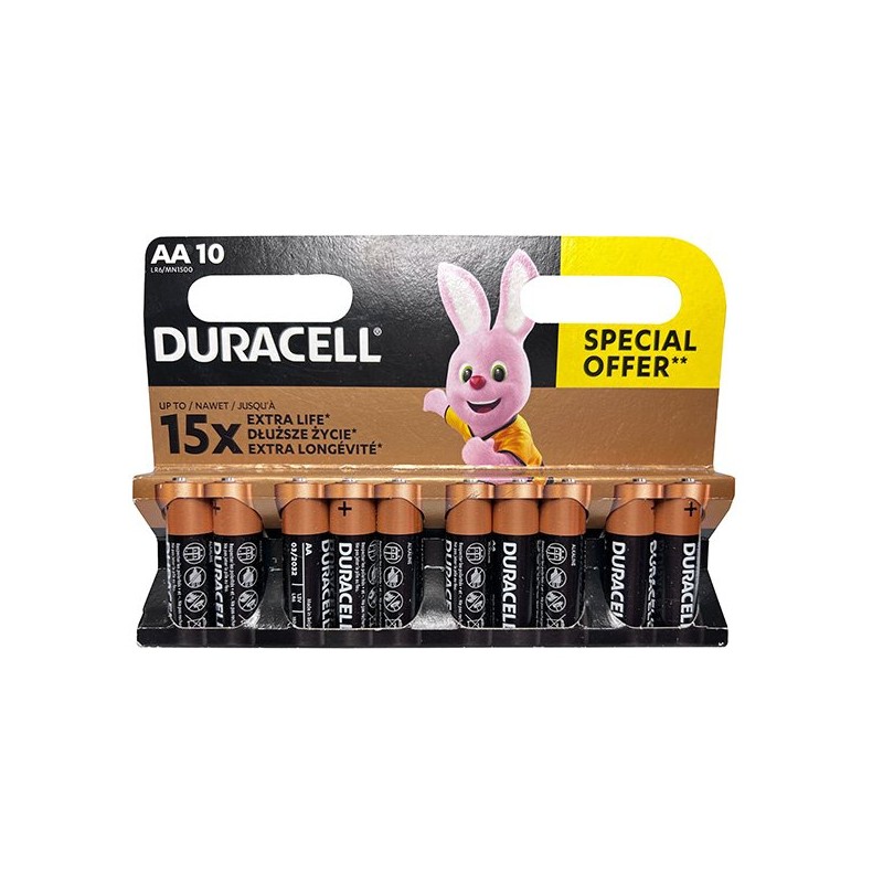 Duracell BASIC Jednorázová alkalická baterie AA, 10-pack