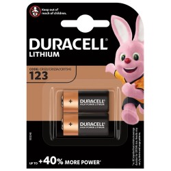 Duracell ULTRA Jednorázová lithiová baterie CR123A, 2-pack