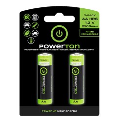 Powerton ENERGY RECHARGE Nabíjecí Ni-MH baterie AA, 2-pack