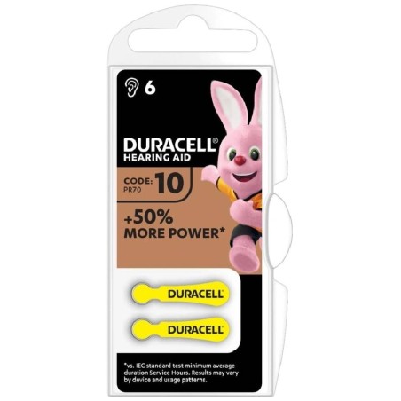Duracell Jednorázová zinkovzdušná baterie ZA, 6-pack 42435