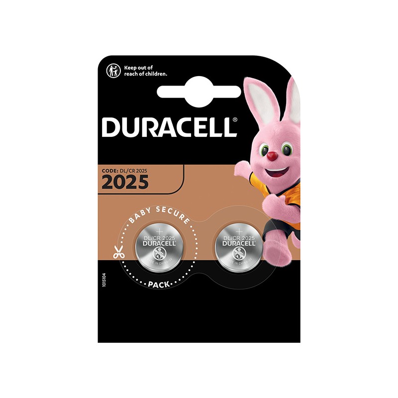 Duracell Jednorázová lithiová baterie CR2025, 2-pack