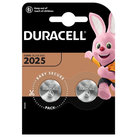 Duracell Jednorázová lithiová baterie CR2025, 2-pack