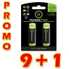 Powerton ENERGY RECHARGE Nabíjecí Ni-MH baterie AA, 10x2-pack