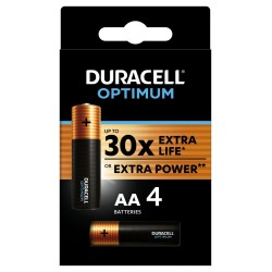 Duracell Optimum Jednorázová alkalická baterie AA, 4-pack