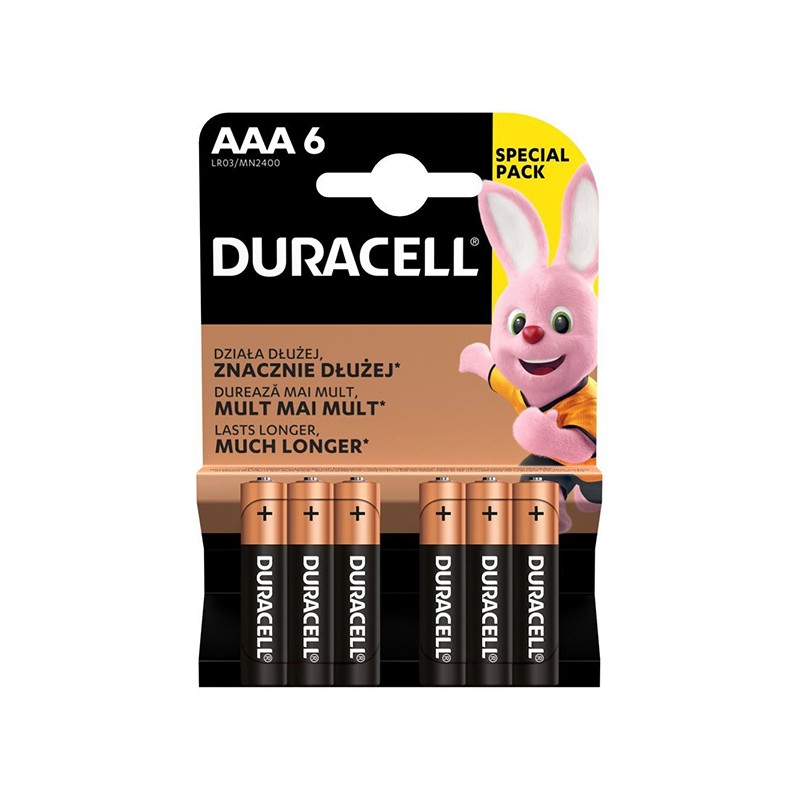 Duracell BASIC Jednorázová alkalická baterie AAA, 6-pack