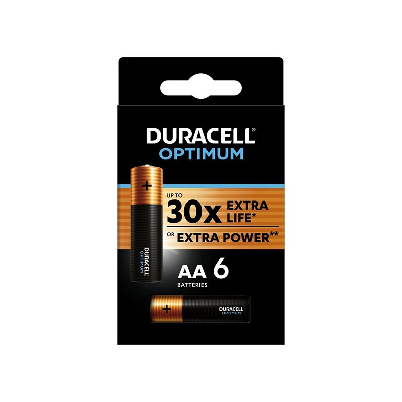 Duracell Optimum Jednorázová alkalická baterie AA, 6-pack