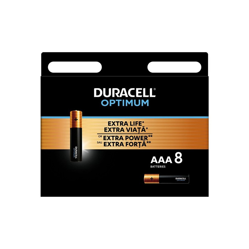 Duracell Optimum Boost Jednorázová alkalická baterie AAA, 8-pack