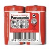 PANASONIC Zinkouhlíkové baterie Red Zinc R20RZ/2P D 1,5V (shrink 2ks)