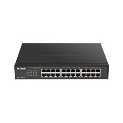 D-Link DGS-1100-24PV2 24-Port PoE Gigabit Smart Managed Switch, 12x PoE, PoE budget 100W, fanless