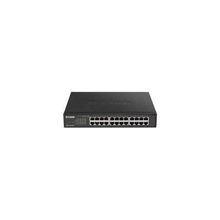 D-Link DGS-1100-24PV2 24-Port PoE Gigabit Smart Managed Switch, 12x PoE, PoE budget 100W, fanless