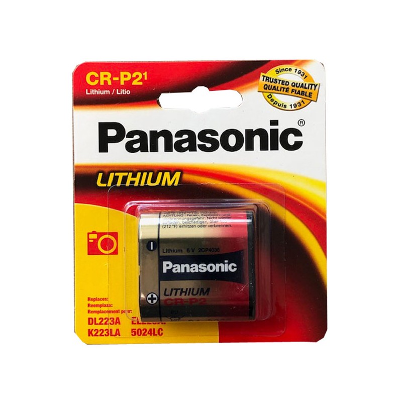Panasonic Jednorázová lithiová baterie CR-P2, 1-pack