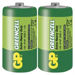 GP Jednorázová zinkochloridová baterie C, 2-pack B1230