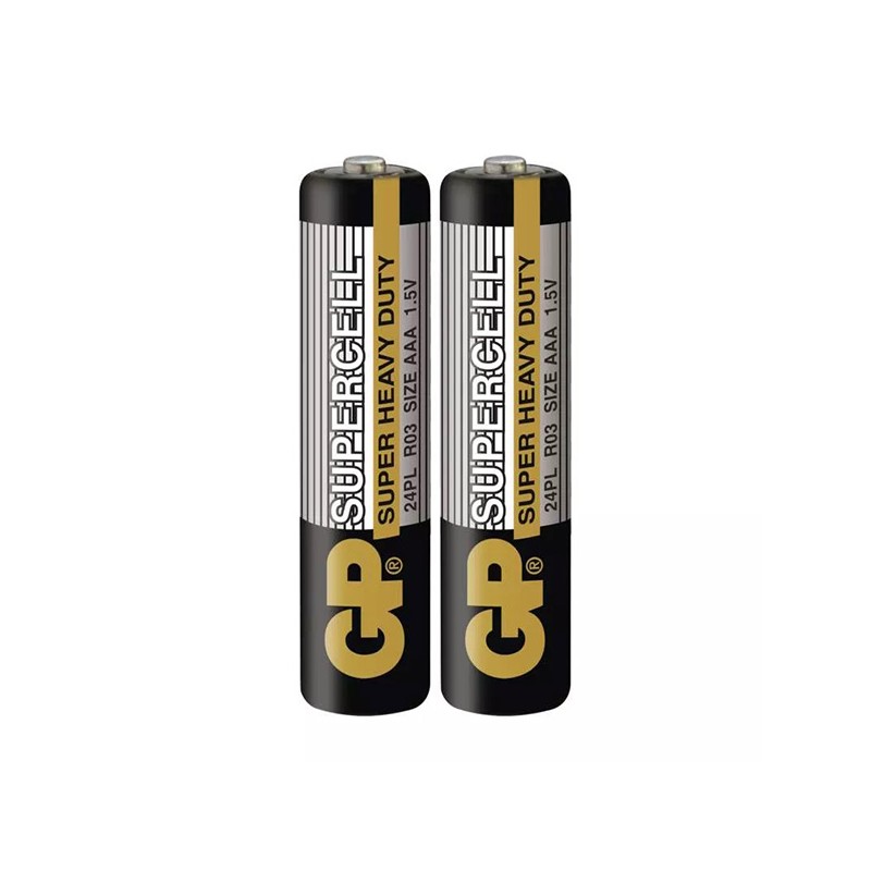 GP Jednorázová zinkouhlíková baterie AAA, 2-pack